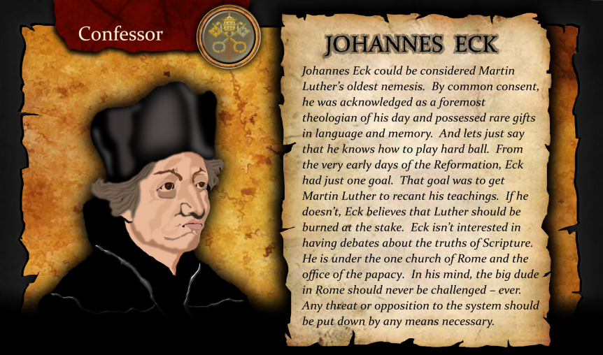 League of Confessors.Johannes Eck for Kickstarter